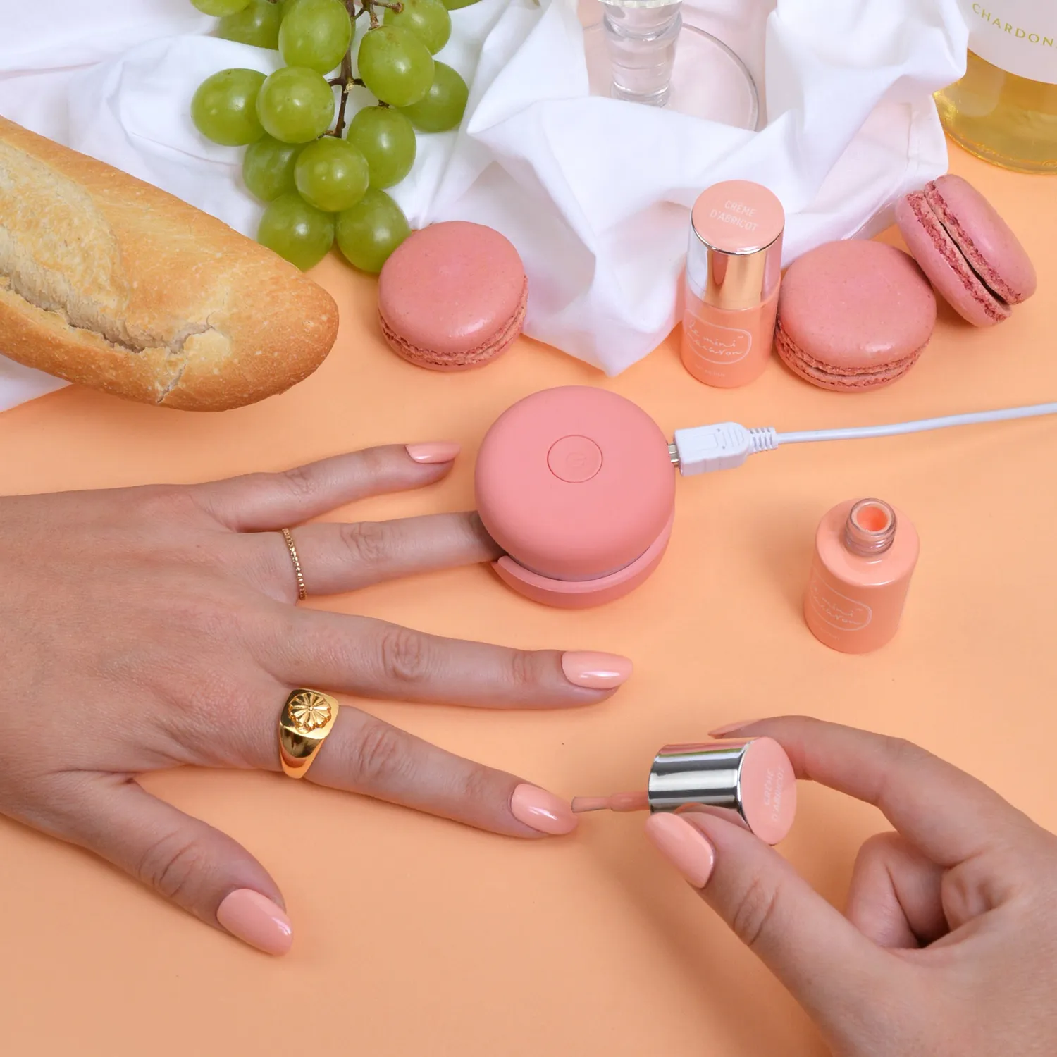 Le Mini Macaron Creme D'Abricot gellak 8,5 ml mild pastel