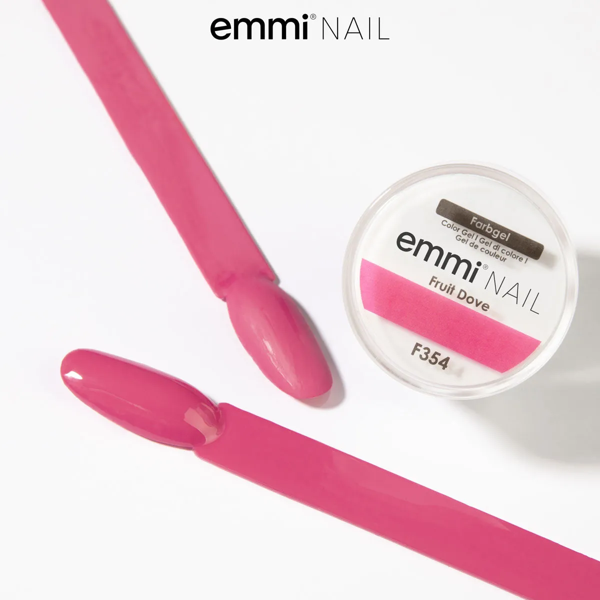 Emmi-Nail farvegel F354 Fruit Dove 5 ml vegansk