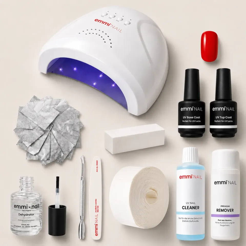 Emmi-Nail Shellac Starter Set Classic shellaksæt med lampe