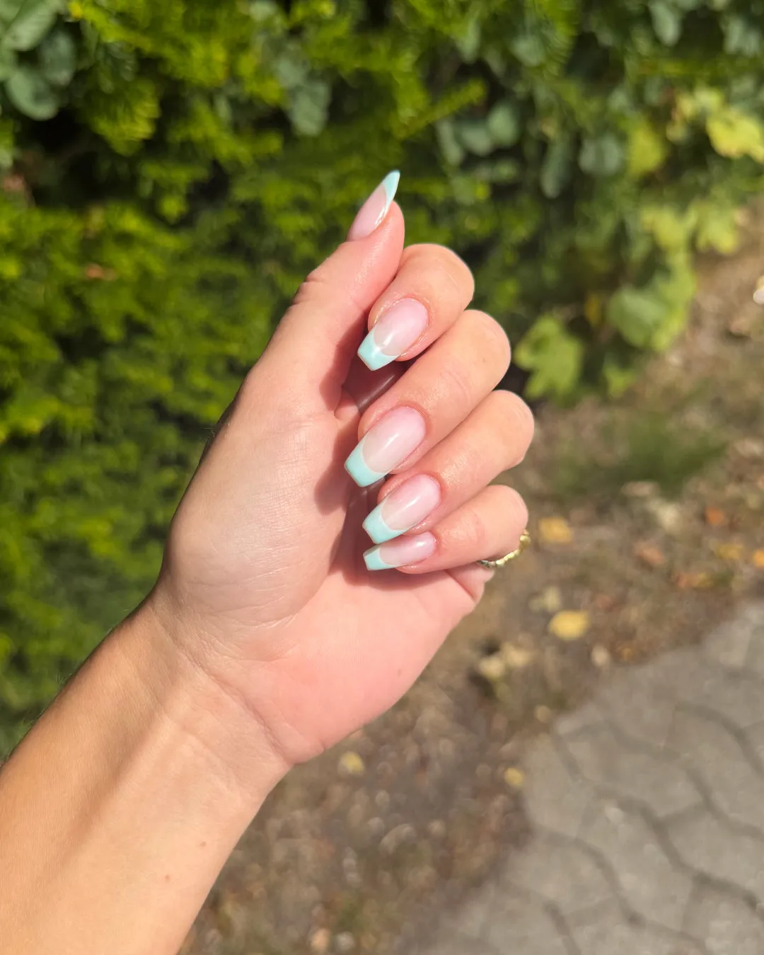 The Gel Collection 176 Opalite gellak blågrøn Full Cover