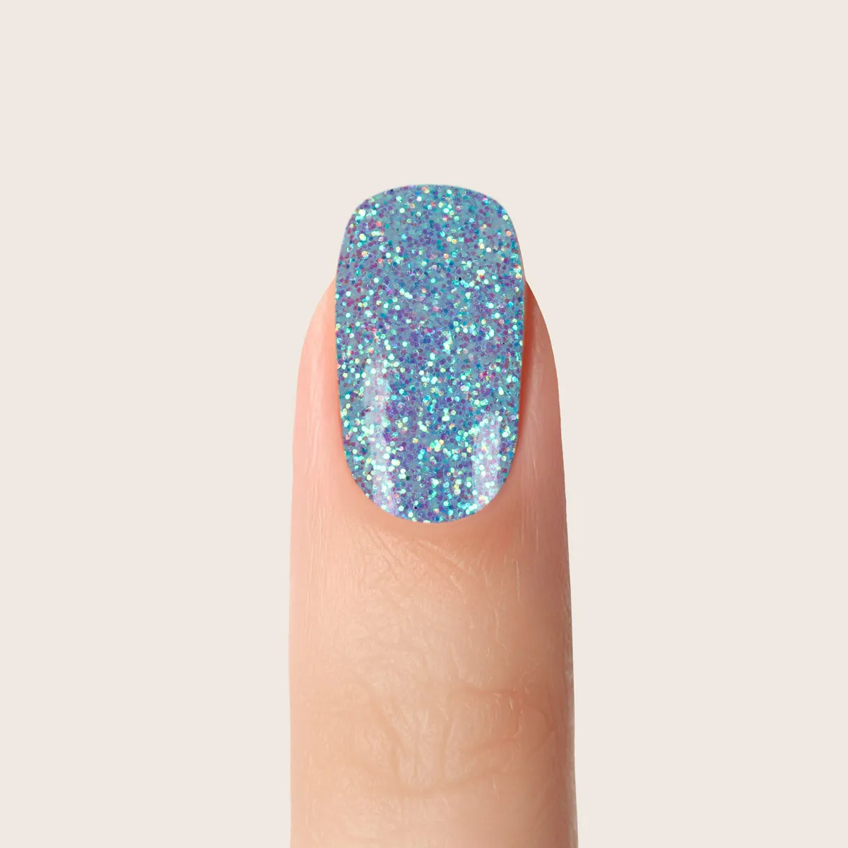 Emmi-Nail Elsa F390 farvegel 5ml turkis glitter