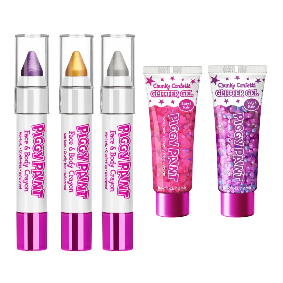 Piggy Paint Glitz & Glam ansigtsmaling 5-pak glitter