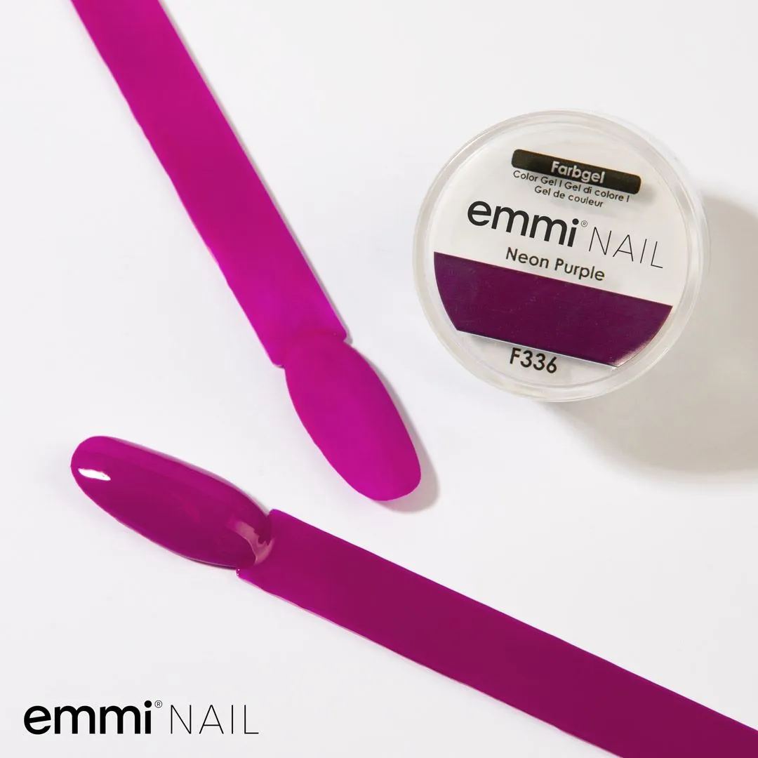 Emmi-Nail Neon Purple F336 farvegel 5 ml neon