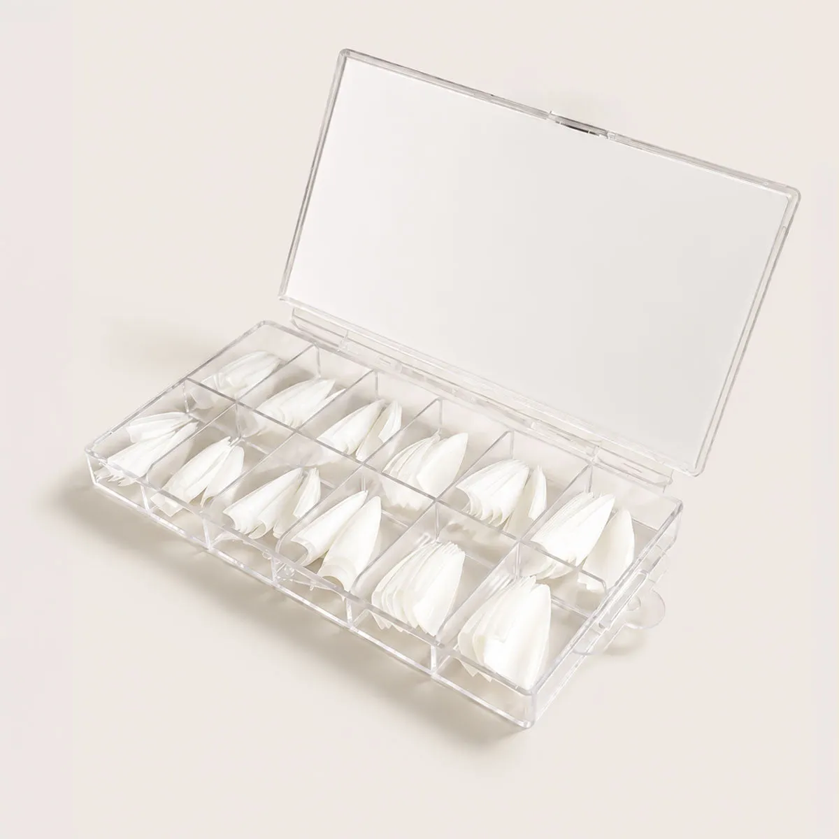 Emmi-Nail Stiletto Natur negletips 120 stk brudsikre