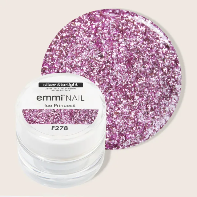 Emmi-Nail Starlight Ice Princess F278 glittergel 5 ml