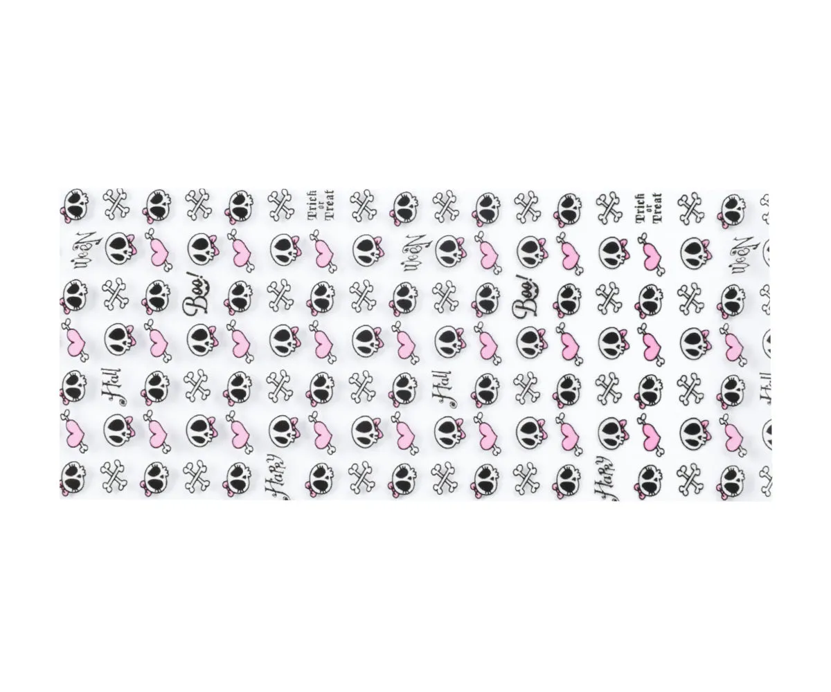 Emmi-Nail Transferfolie Halloween neglefolie med glimmer