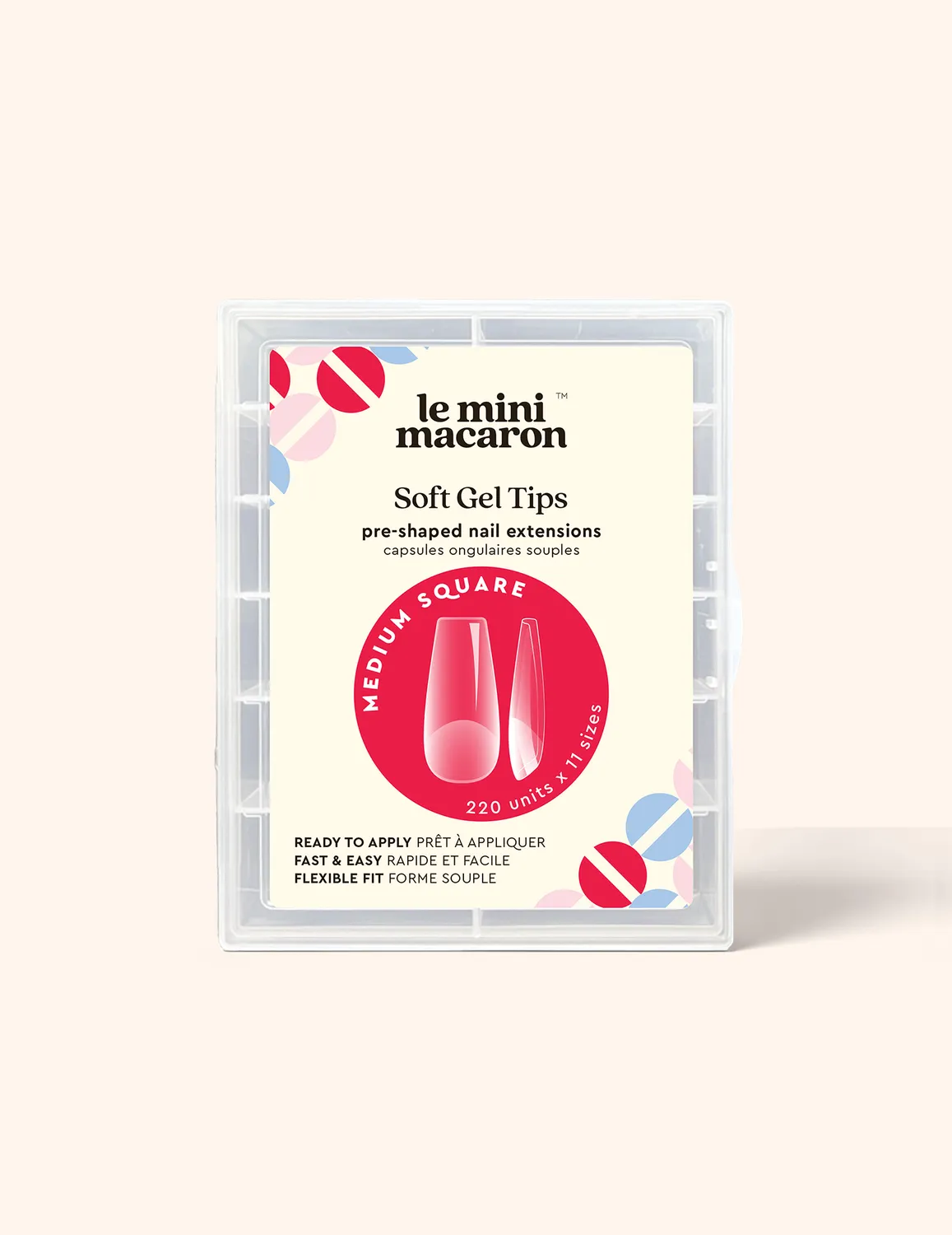 Le Mini Macaron Le Gel Nail Tips negletipper