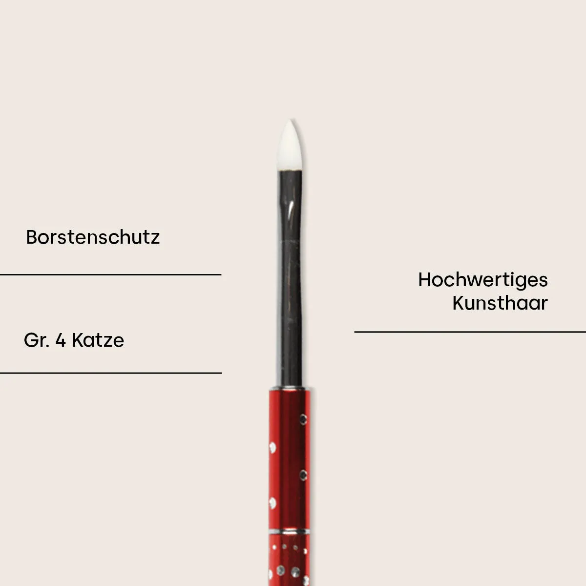Emmi-Nail Strasspinsel gelpensel Gr. 4