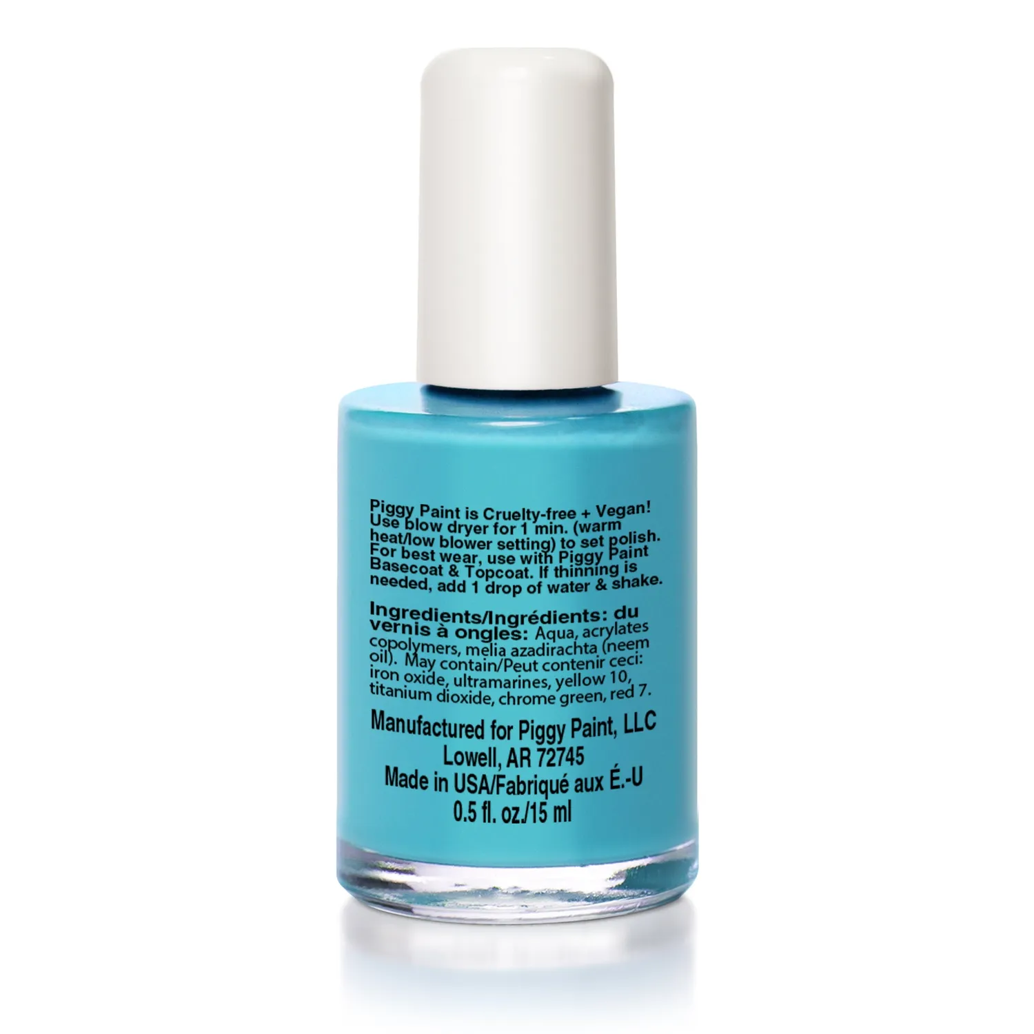 Piggy Paint Sea-quin neglelak 15 ml mat turkis