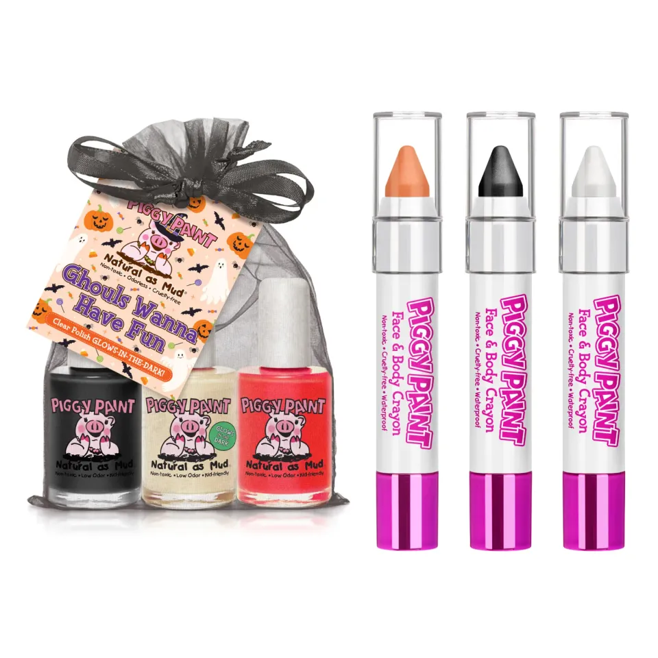 Piggy Paint Giggles & Ghouls Neglelak- og Farvesæt Halloween