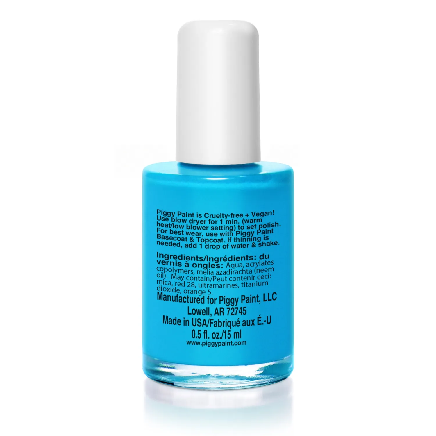 Piggy Paint RAIN-bow or Shine neglelak 15 ml mat lyseblå