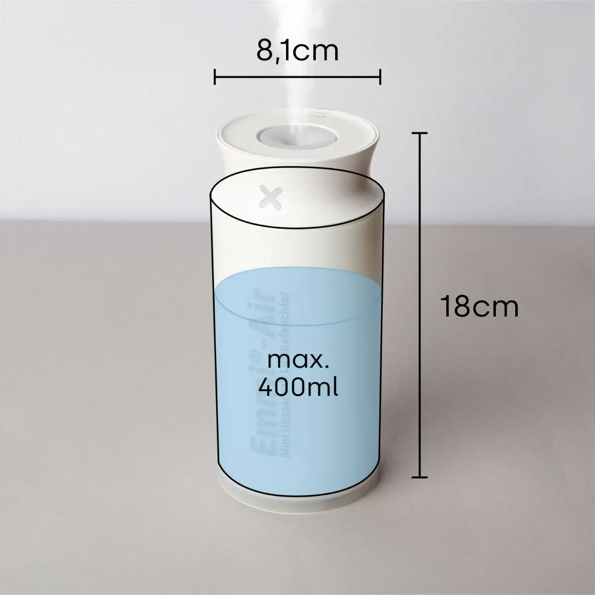 Emmi-Nail Emmi-Air Mini luftfugter ultralyd kompakt