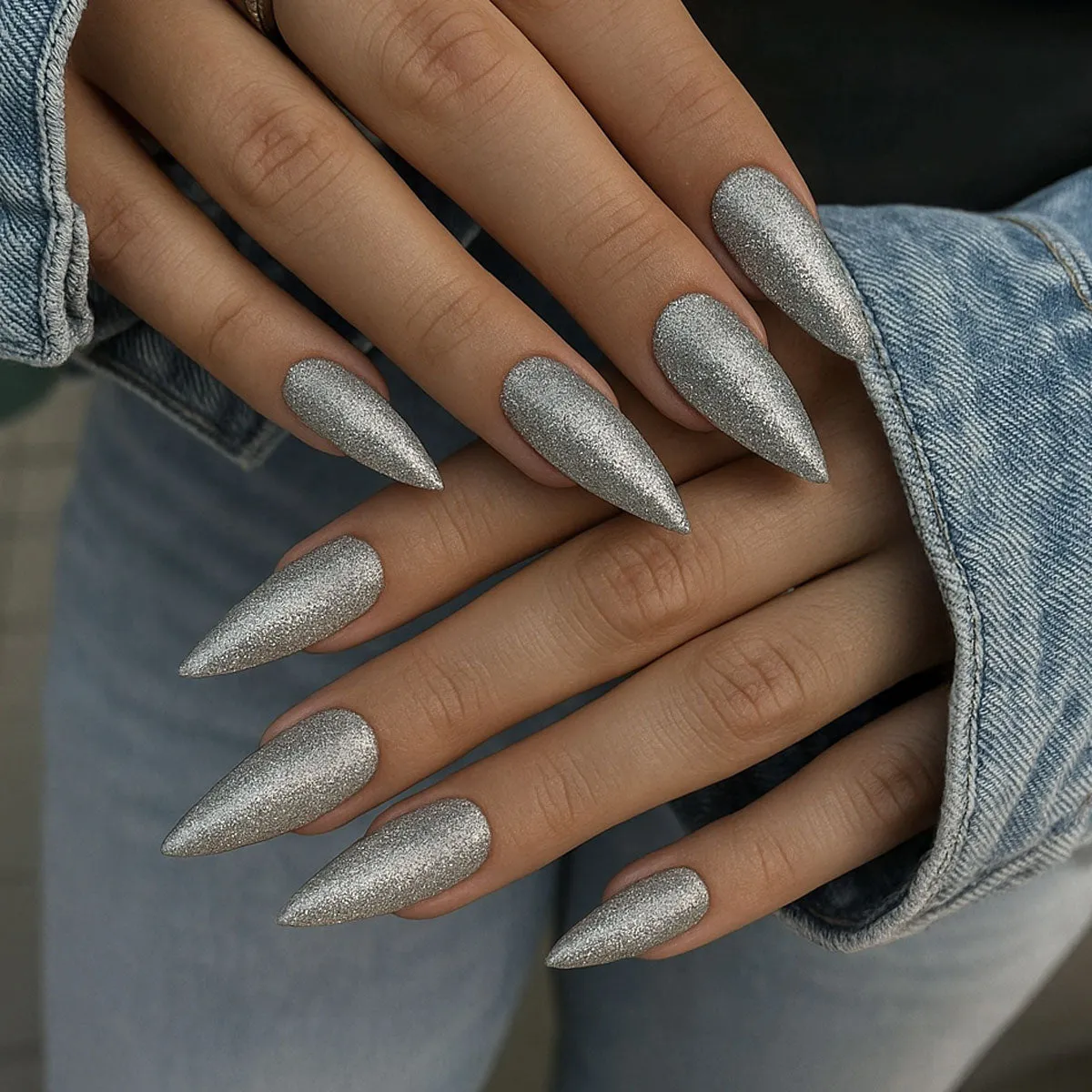 Emmi-Nail Farbgel Sparkling Silver F146 glittergel 5ml