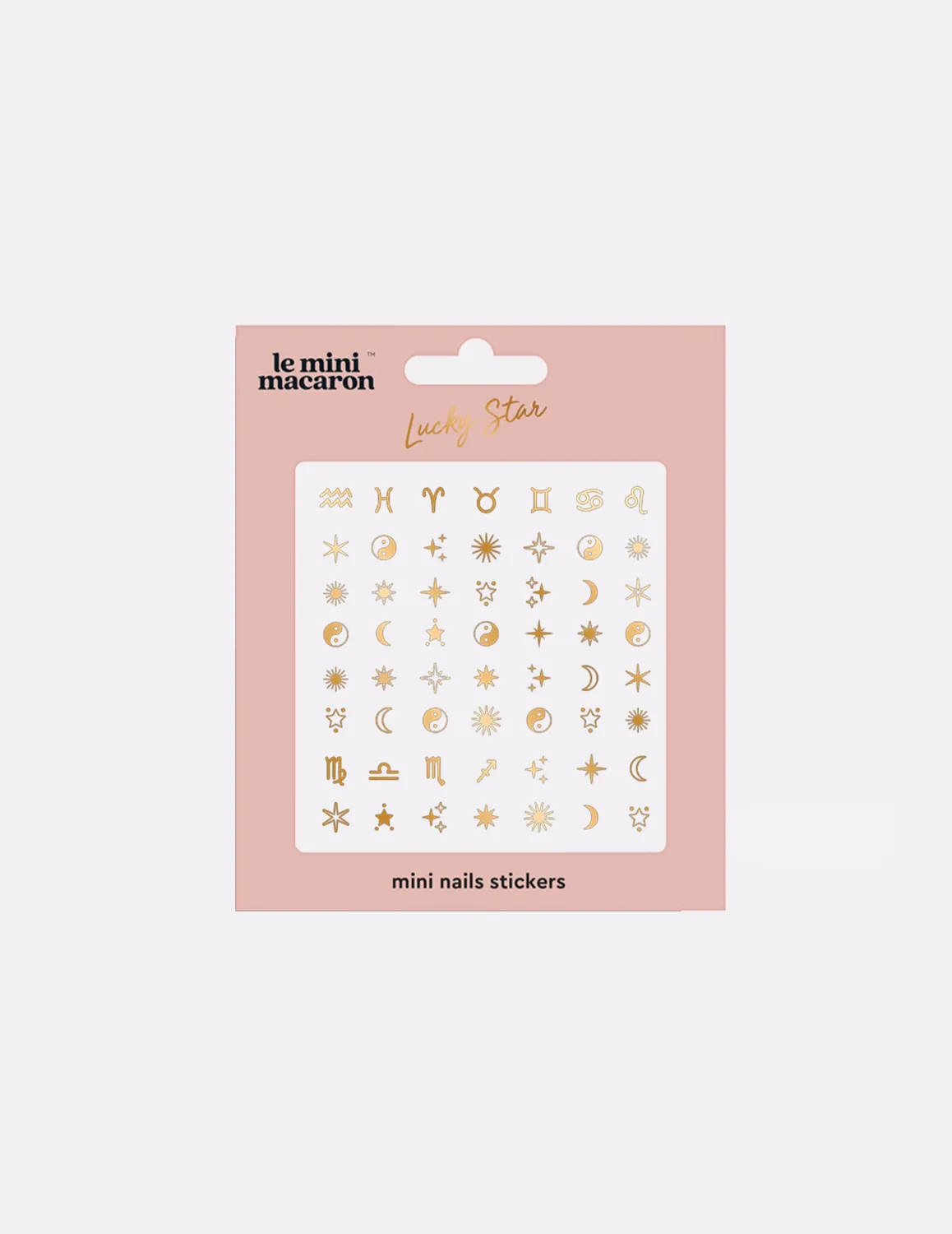 Le Mini Macaron Mini Nail Stickers negleklistermærker 3 ark