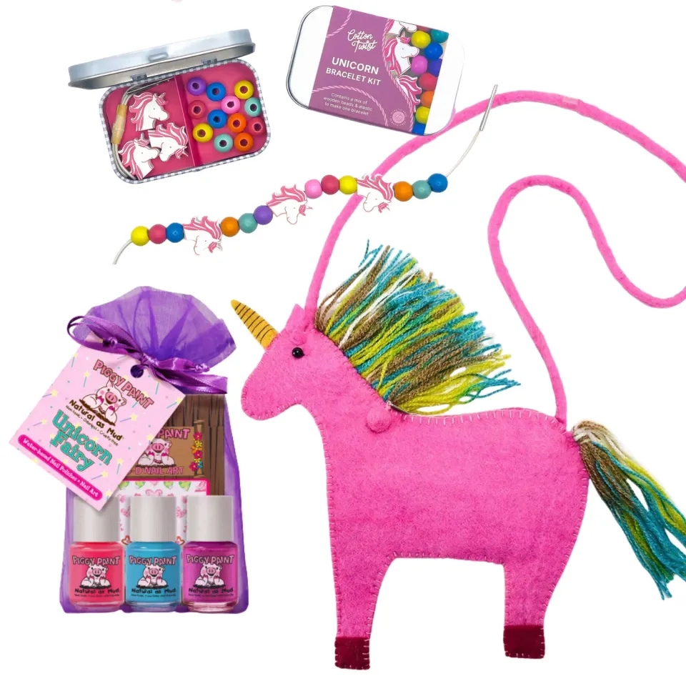Piggy Paint Unicorn Magic neglelak sæt med taske