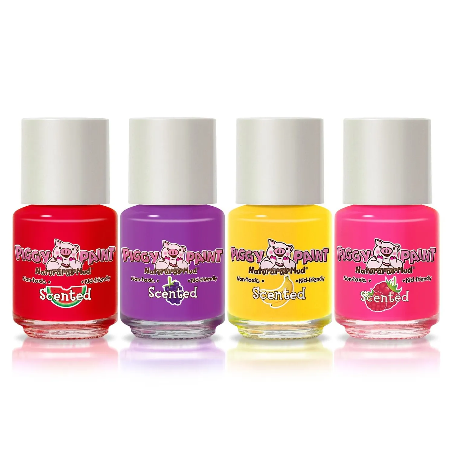Piggy Paint Scented Silly Unicorns neglelak 4-pak duft