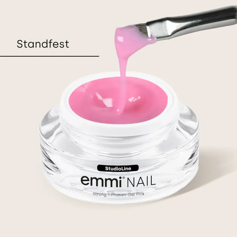 Emmi-Nail Studioline Strong 1-Phasen-Gel Pink 1-fase-gel 15 ml vegansk