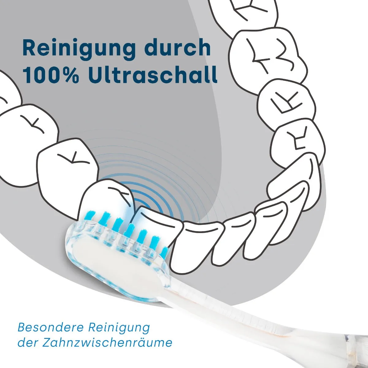 Emmi-Nail emmi-Dent E4 Ultraschall Aufsatz Metallic & Go børstehoveder 4 stk