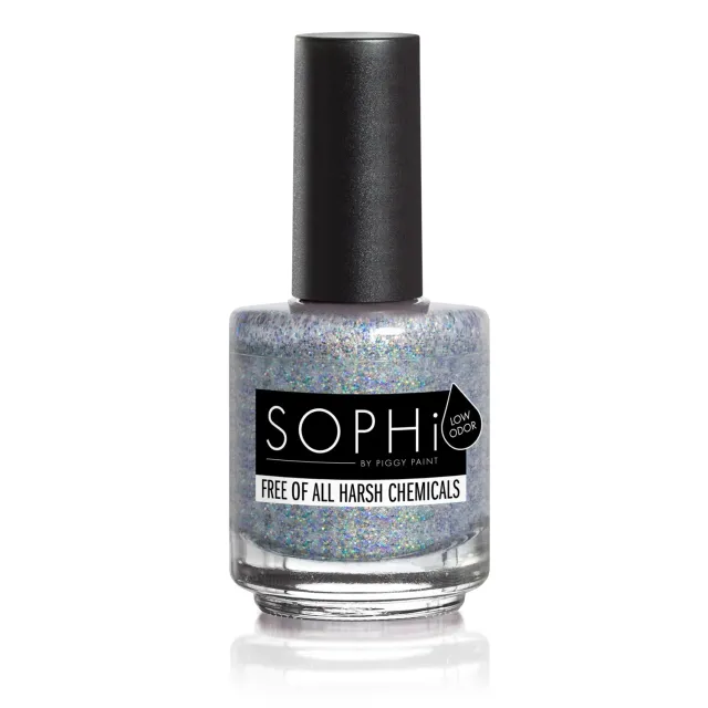 Piggy Paint SOPHi Winking of You neglelak sølvglitter 15 ml vandbaseret