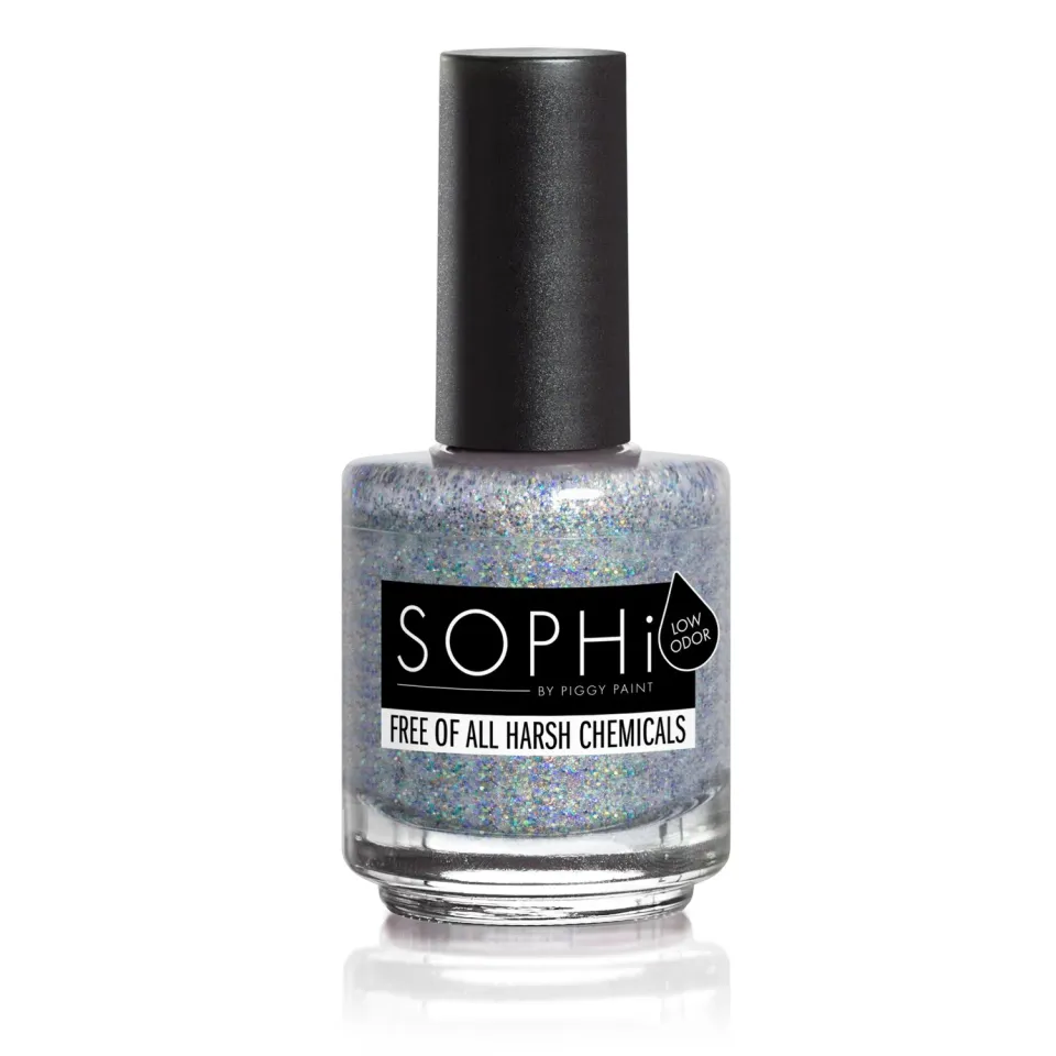 Piggy Paint SOPHi Winking of You neglelak sølvglitter 15 ml vandbaseret