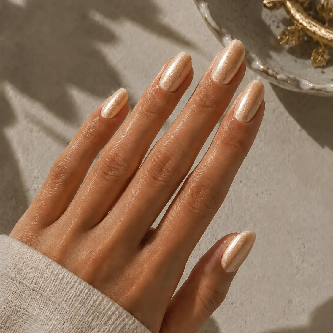 Emmi-Nail Farbgel Wüstengold F075 farvegel 5ml metallic guld