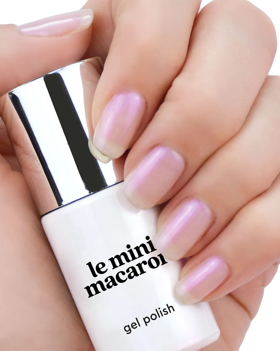 Le Mini Macaron Pearlescence gellak 8,5 ml transparent