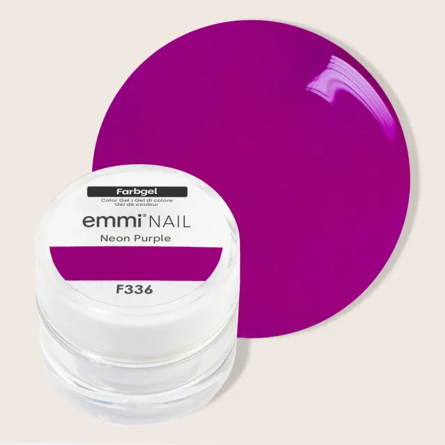 Emmi-Nail Neon Purple F336 farvegel 5 ml neon