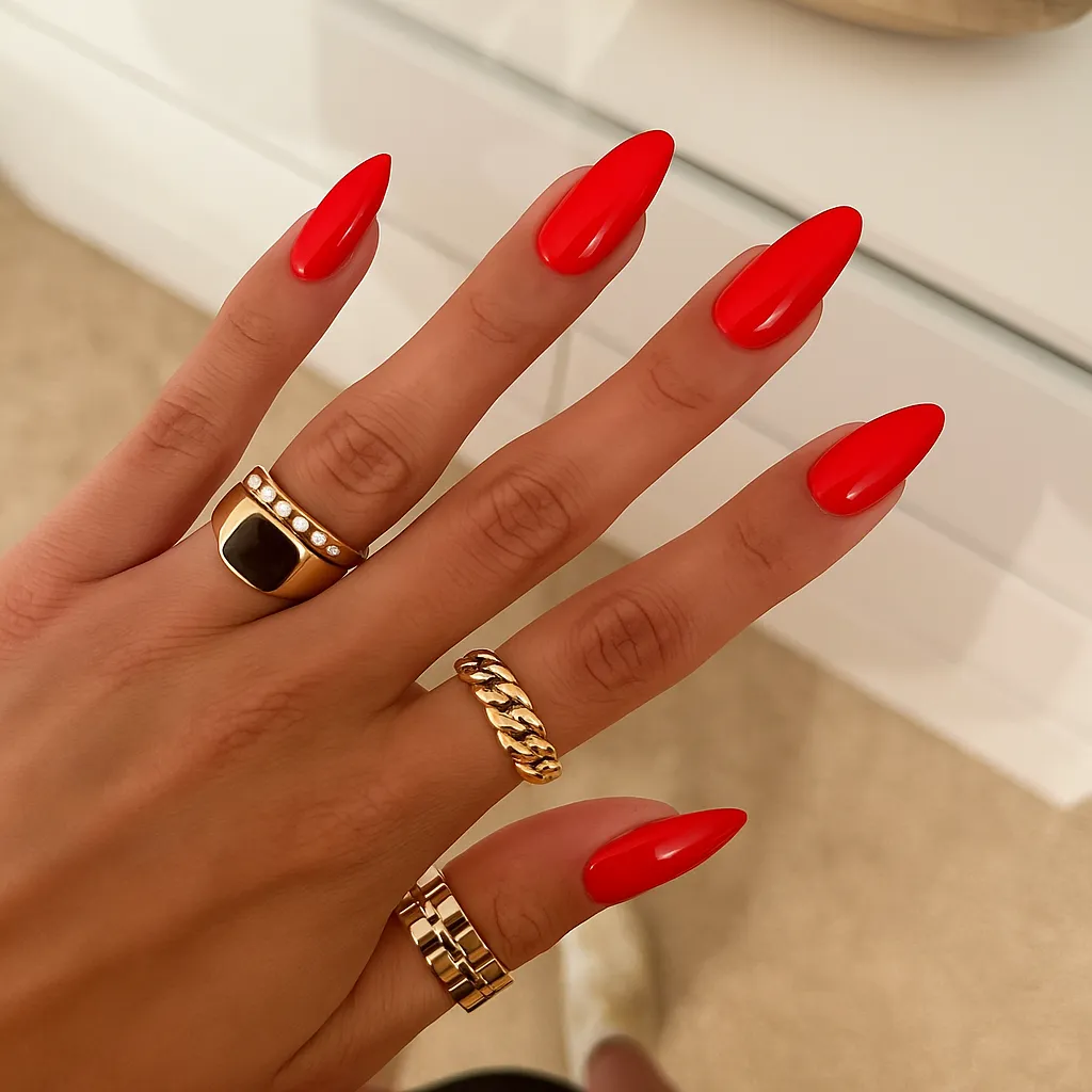 Emmi-Nail Farbgel Neon Red F049 farvegel 5ml neonrød