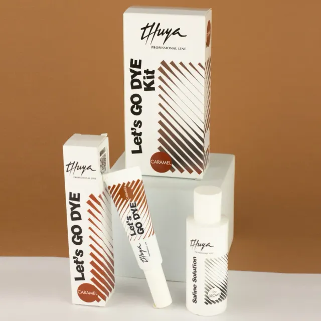 Evolution Gel CARAMEL KIT brynfarvesæt Caramel 50 ml