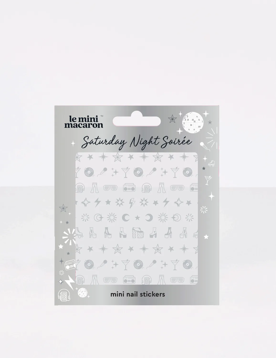 Le Mini Macaron Mini Nail Stickers negleklistermærker 1 ark