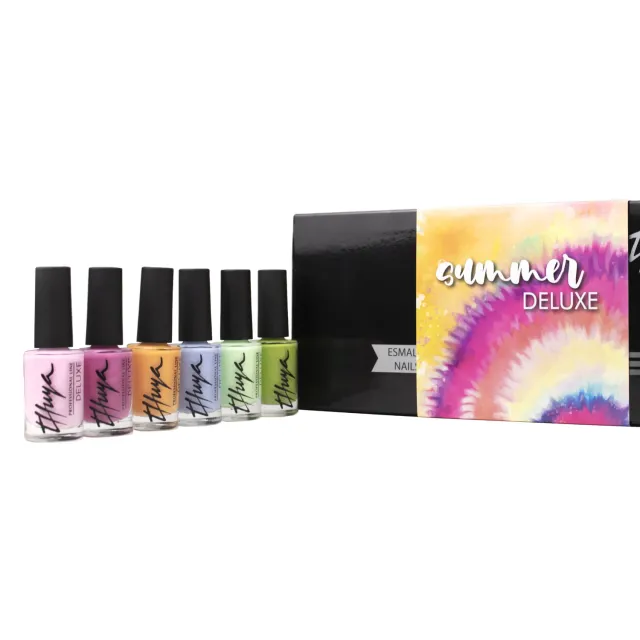 Evolution Gel Deluxe Summer neglelak sæt 6 stk