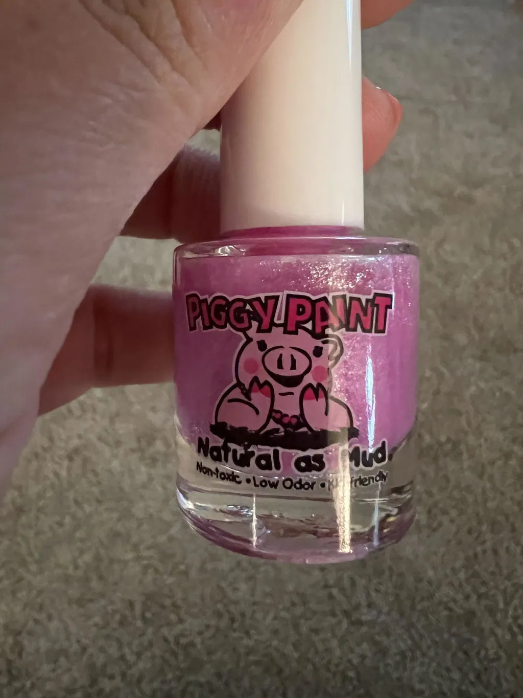 Piggy Paint Tickled Pink neglelak glitter lys pink 15 ml