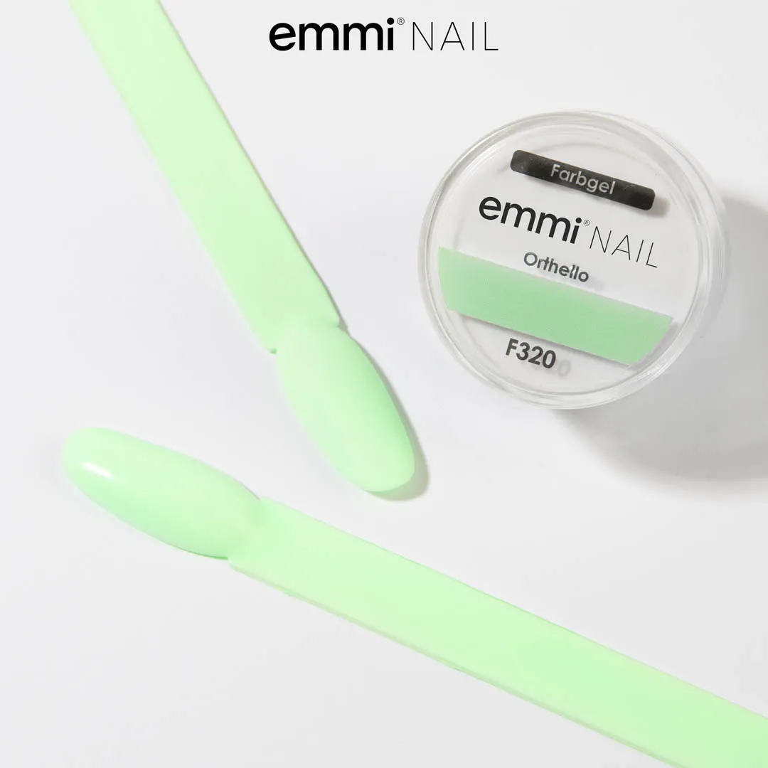 Emmi-Nail Farbgel Othello F320 farvegel 5 ml mintgrøn