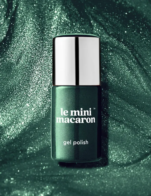 Le Mini Macaron Enchanted Forest gellak 8,5 ml grøn shimmer