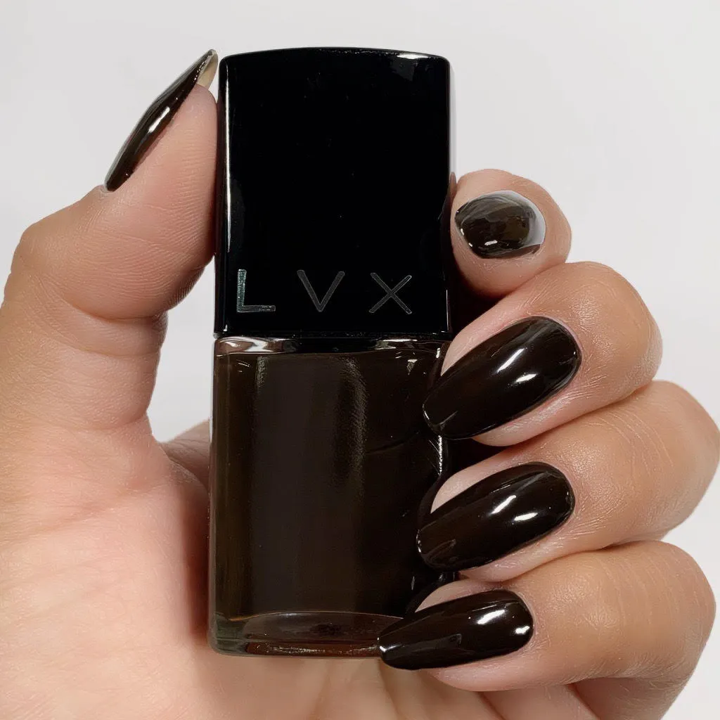 LVX Mink neglelak dyb espresso