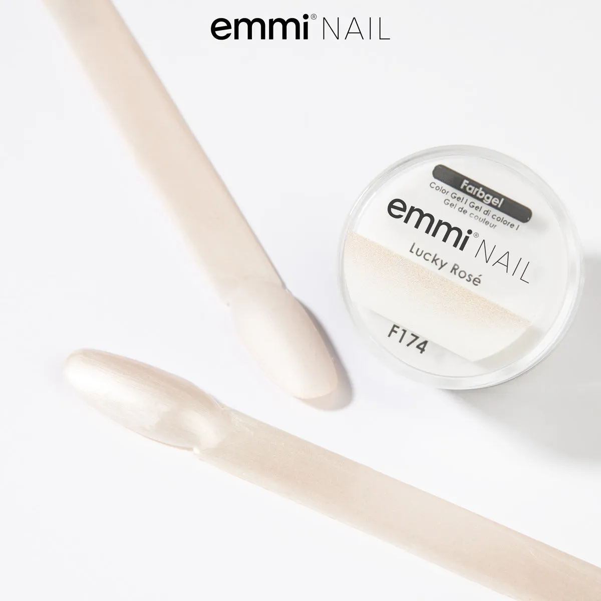 Emmi-Nail Lucky Rosé F174 farvegel 5 ml vegansk