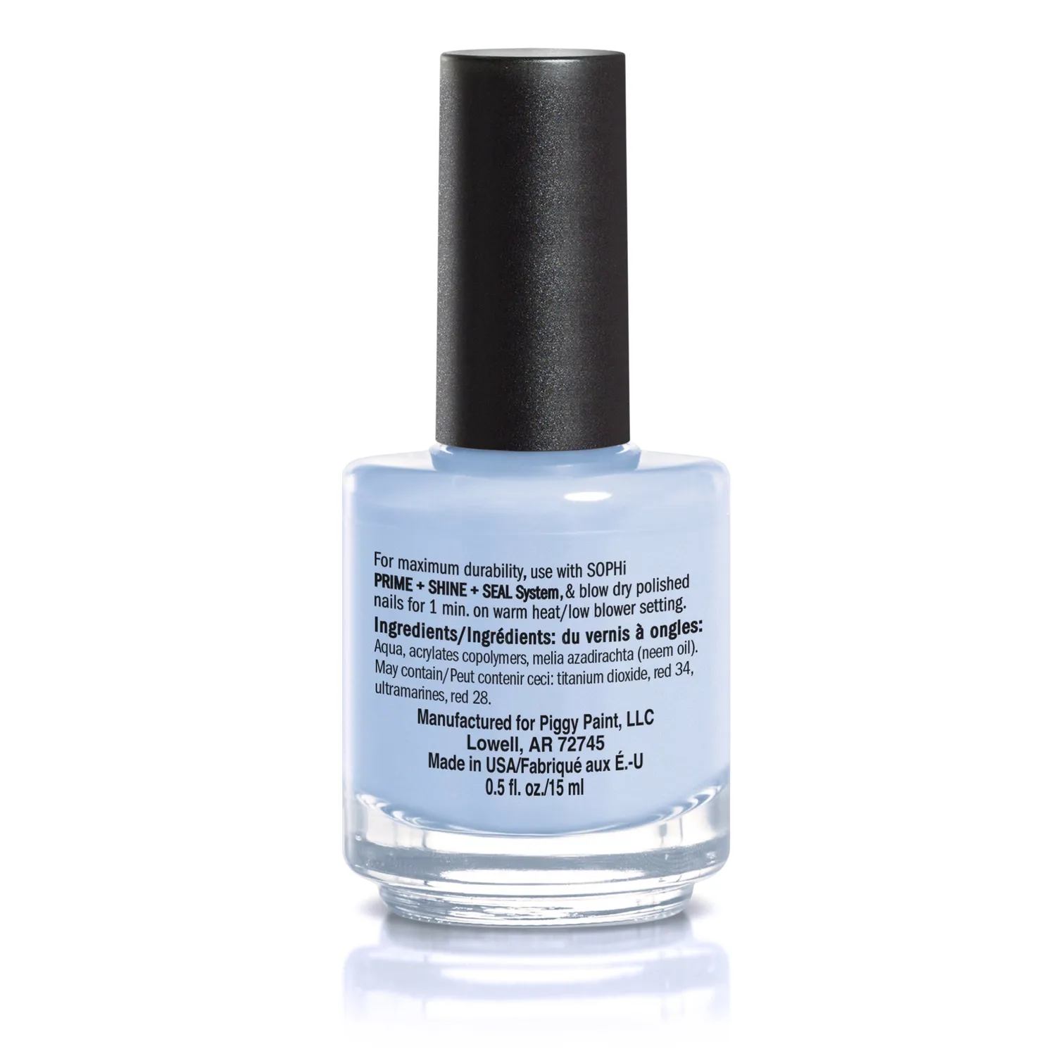 Piggy Paint SOPHi On Cloud 9 neglelak lyseblå 15 ml vegansk