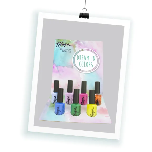 Evolution Gel Dream in Colors neglelakdisplay 6 stk sommer