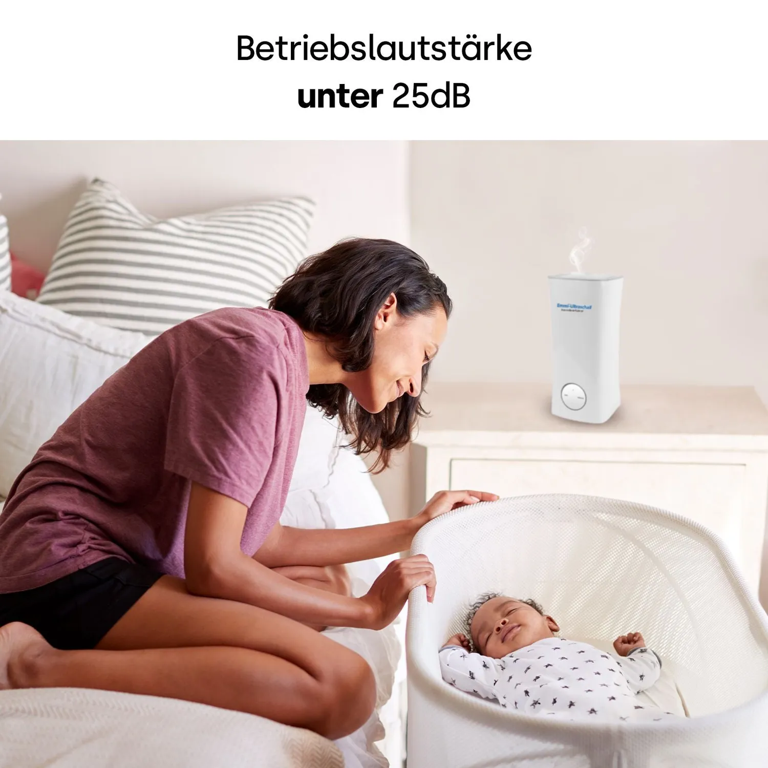 Emmi-Nail luftfugter med desinfektion 2,5 liter ultralyd