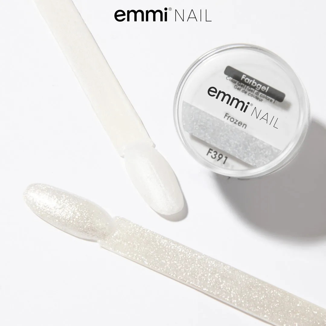 Emmi-Nail F391 farvegel Frozen 5 ml glitter