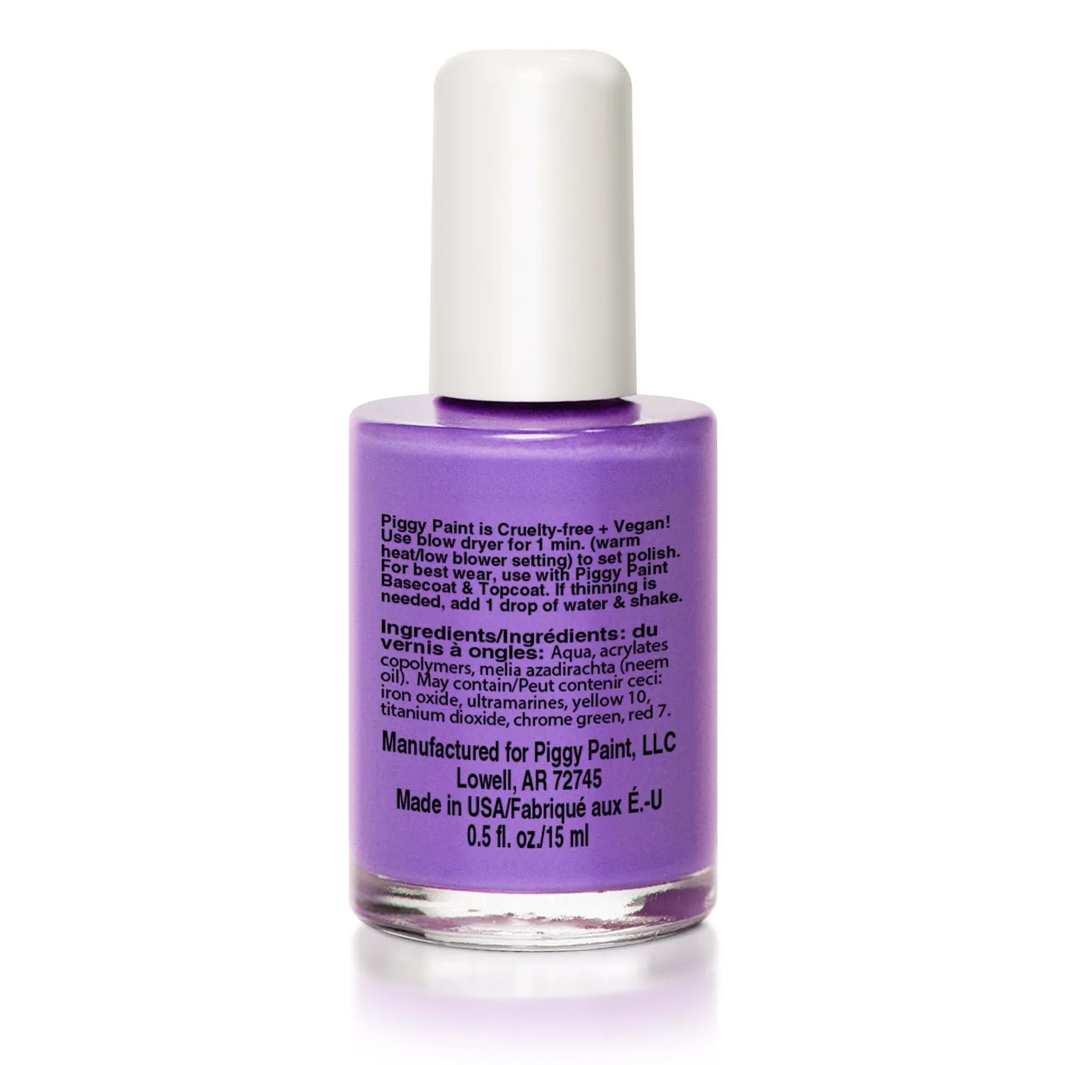 Piggy Paint Tutu Cool neglelak 15 ml mat violet