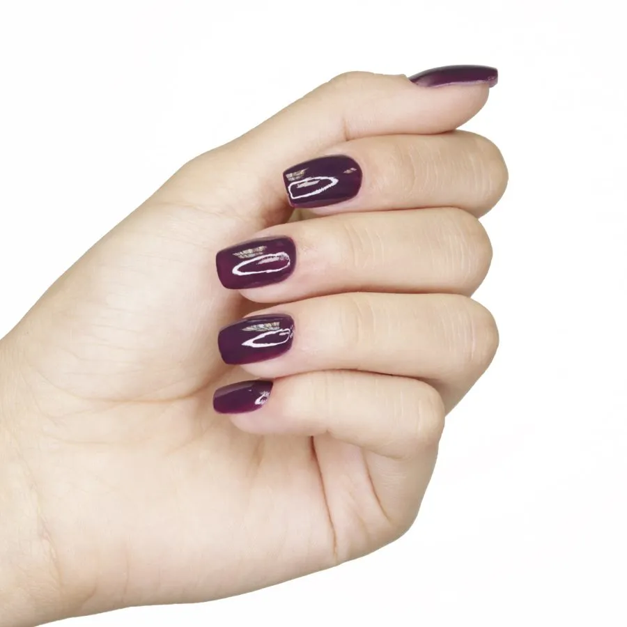 Evolution Gel Deluxe Aubergine Nº25 neglelak mørk lilla