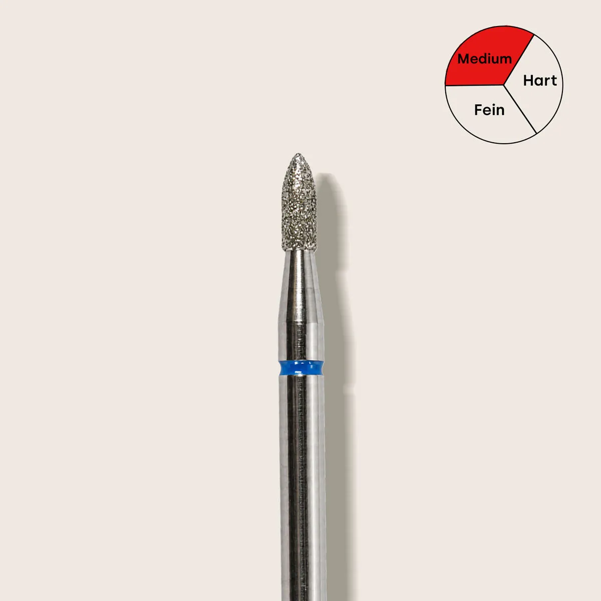 Emmi-Nail Diamant Bit Flamme neglefræserbit medium