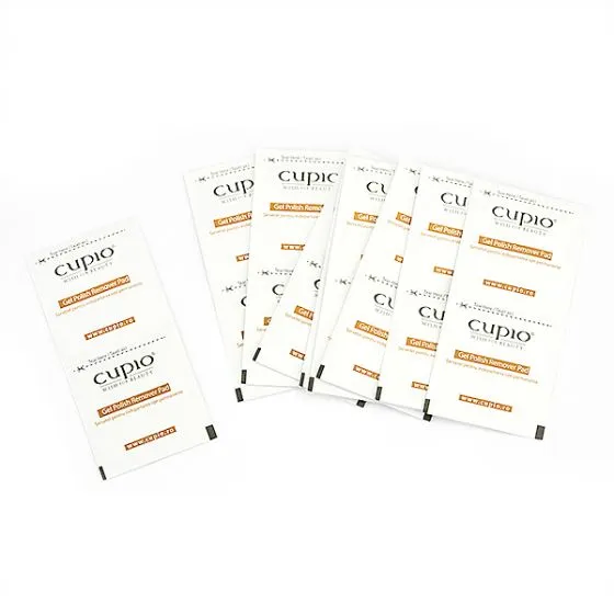 Cupio Soak Off Remover Pads gellakfjerner rejsevenlig