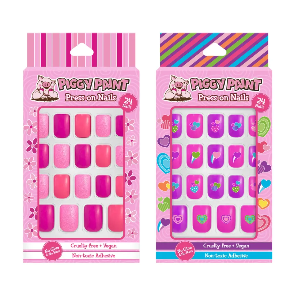 Piggy Paint Press-on Nail tryknegle 2-pak til børn