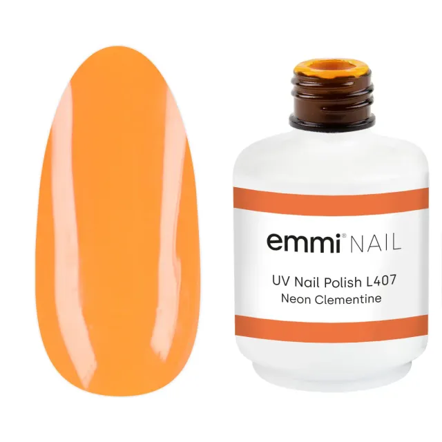 Emmi-Nail Shellac L407 UV-lak Neon Clementine 15ml neonorange