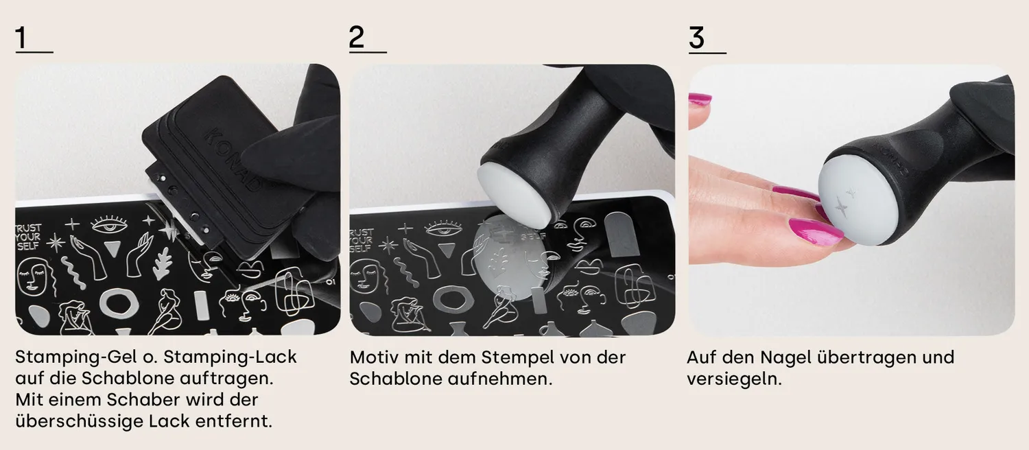 Emmi-Nail Jelly Clear stempel dobbeltsidet transparent