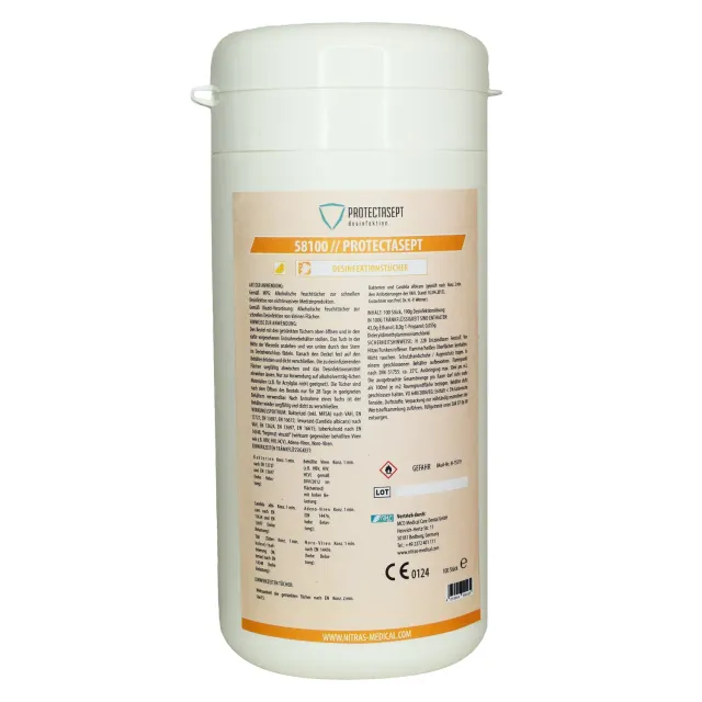 Emmi-Nail Desinfektionsservietter Lemon 100 stk i boks