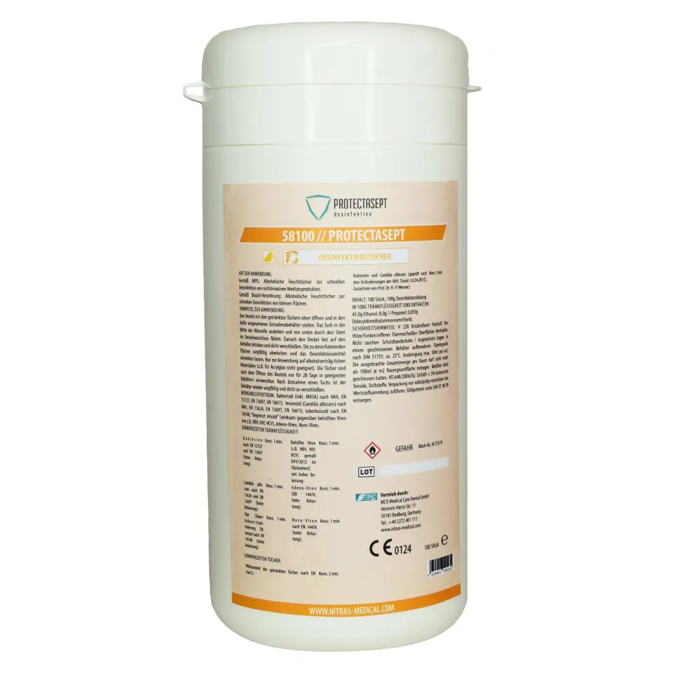 Emmi-Nail Desinfektionsservietter Lemon 100 stk i boks