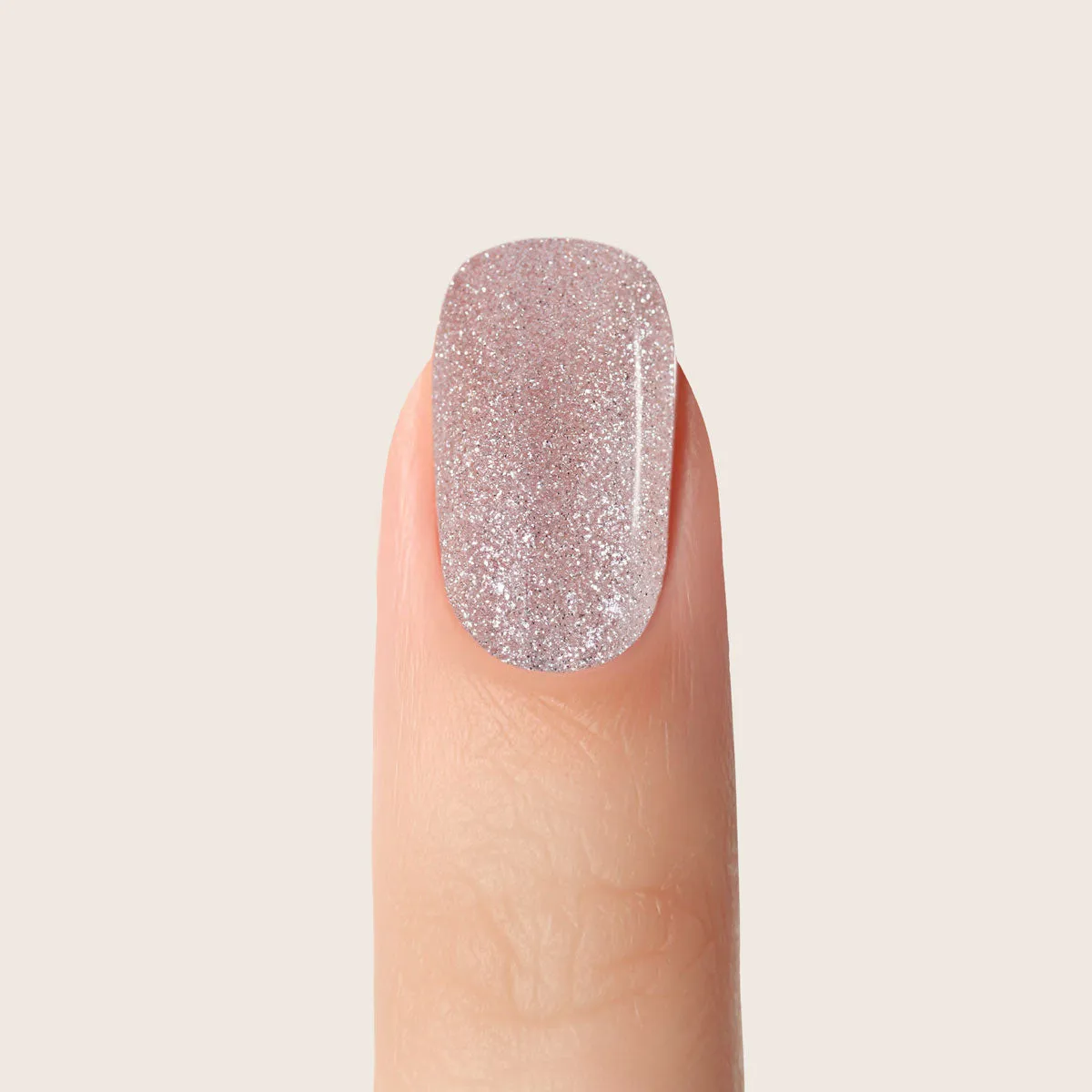 Emmi-Nail Baby Doll Glam 1 F029 farvegel lyserød glitter 5 ml
